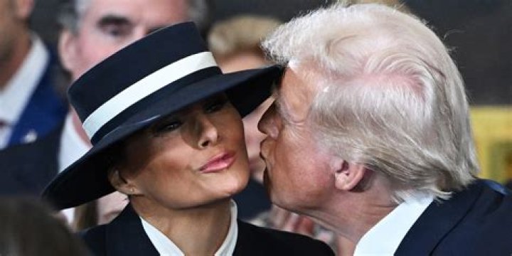 Barron Trump's Surprise Appearance On Melania's Lap: A Rare Moment Captured