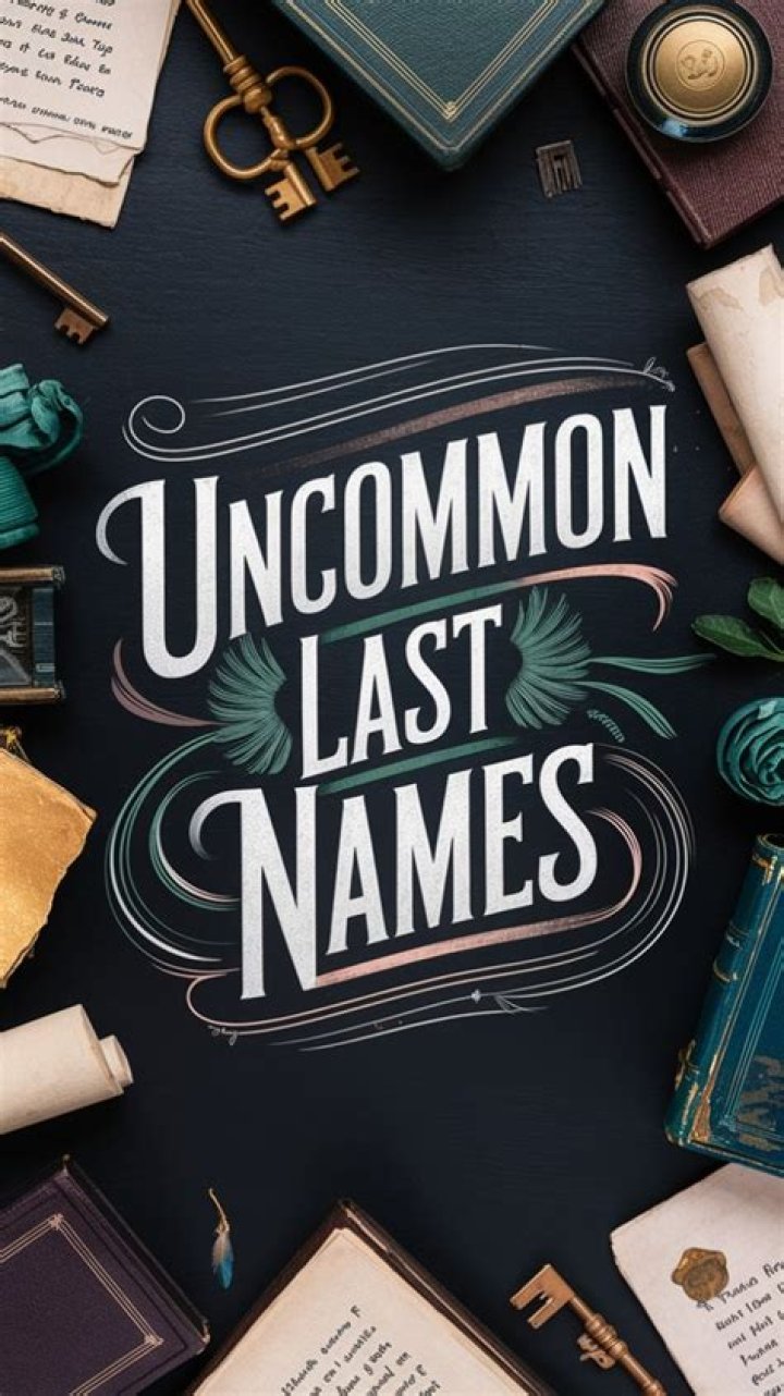 Uncommon Last Names: Embracing The Quirky And Unique